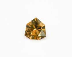 Private Faceting Commissions 11 Citrine shield cut